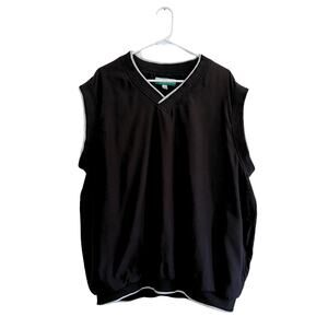 Men's Snake Eyes Windwear Golf Windbreaker Vest w/ Zipper Pockets - Large